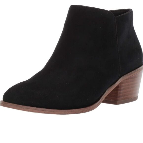 8.5 Amazon Essentials Black Ankle Boot Bootie Shoes - Picture 11 of 12